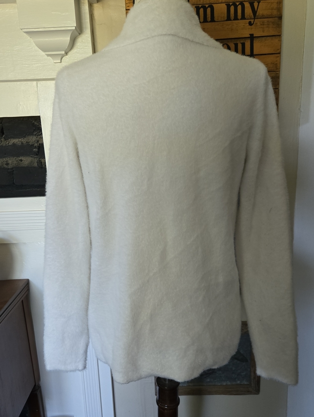 Rachel Zoe Cozy White Snap Front Shacket - Picture 5 of 7